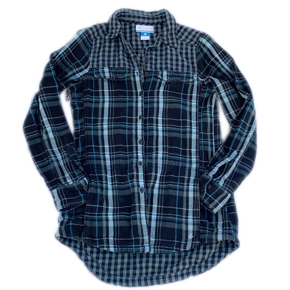 Columbia Contrast-Pattern Flannel Shirt - Picture 3 of 12